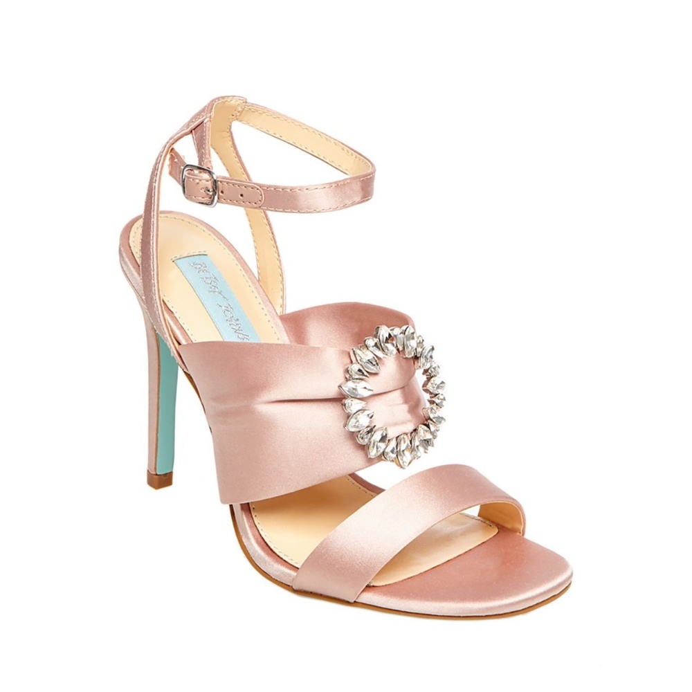 New in Box Betsey Johnson SB-SCOTI NUDE SATIN